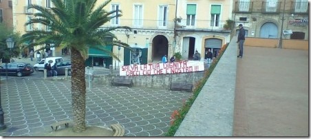 striscione vallo della lucania 