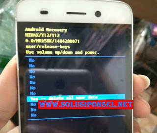 Cara Hard Reset Himax Y12 Dan Bypass Akun Google