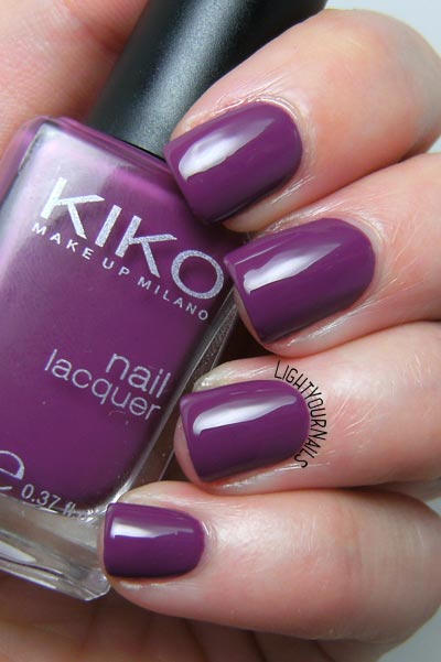 Smalto Kiko 316 Viola Rosso nail polish