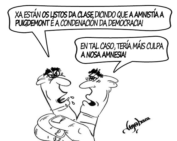 Felipe González e Alfonso Guerra cargan contra a amnistía 