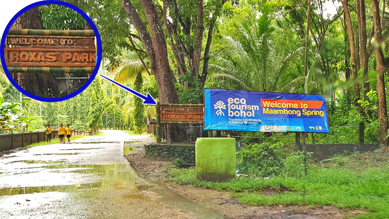 entrance to Roxas Park and Camp Grounds, Garcia-Hernandez, Bohol