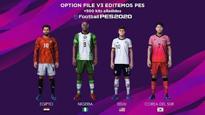 PES 2020 PS4 Editemos PES Option File V3 AIO