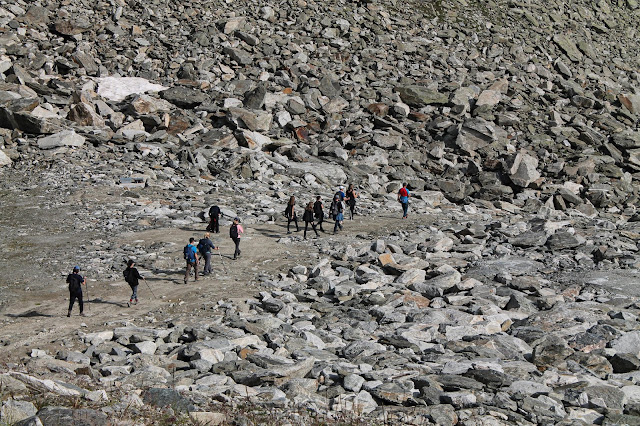 Geology travel Alps Switzerland Aletsch glacier Fiesch Laax hiking mountains ice copyright RocDocTravel.com