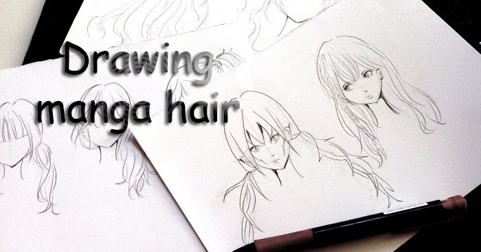 Cara menggambar rambut manga cewek MAYAGAMI