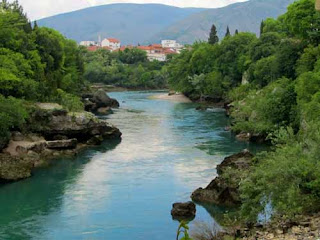 Neretva River Mostar Bosnia