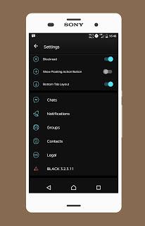 BBM MOD Black Full Feature Free Download