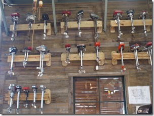 a collection of old motors