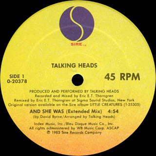 And She Was (Extended Mix) - Talking Heads http://80smusicremixes.blogspot.co.uk