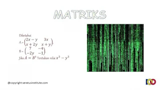 Jawaban Latihan 1.3 Bab 1 Matriks MTK Kelas 12 Halaman 30