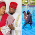 Toyin Abraham Shares Photo Of Herself And Husband Getting Cozy In The Swimming Pool In Dubai