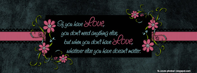 Facebook cover photos love quotes 