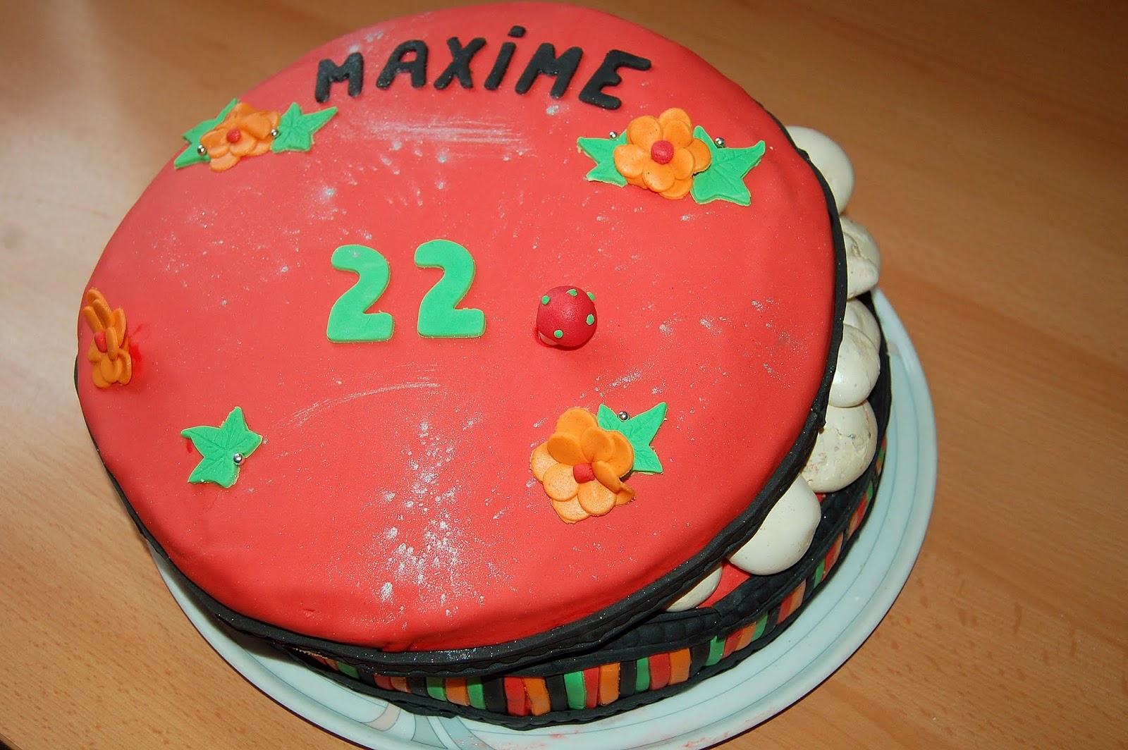 La Petite Cuisine De Nath Gateau A L Occasion Des 22 Ans De Mon Fils Maxime