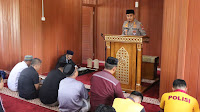 Kapolres Soppeng Menggelar Safari Jum'at di Masjid Al Aqso 2003
