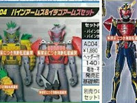 Kamen Rider Gaim Pineapple, Strawberry, Watermelon Arms Revealed