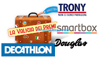 Logo La valigia dei Premi : con Avery vinci 600 voucher Decathlon, Trony, Smartbox e Douglas