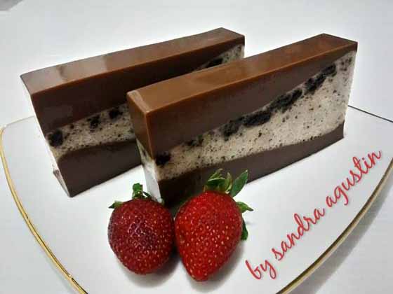 Resep Puding Lapis Coklat Oreo