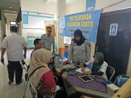 Jasa Raharja Samsat Depok Gelar Pengobatan Gratis di Tapos