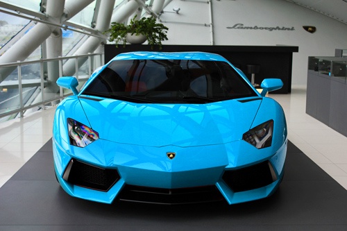 Awesome Blue Car