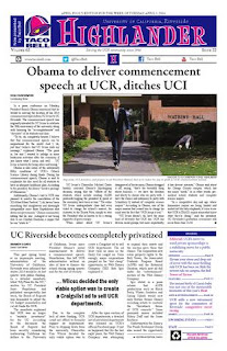 The Highlander - UC Riverside's newspaper