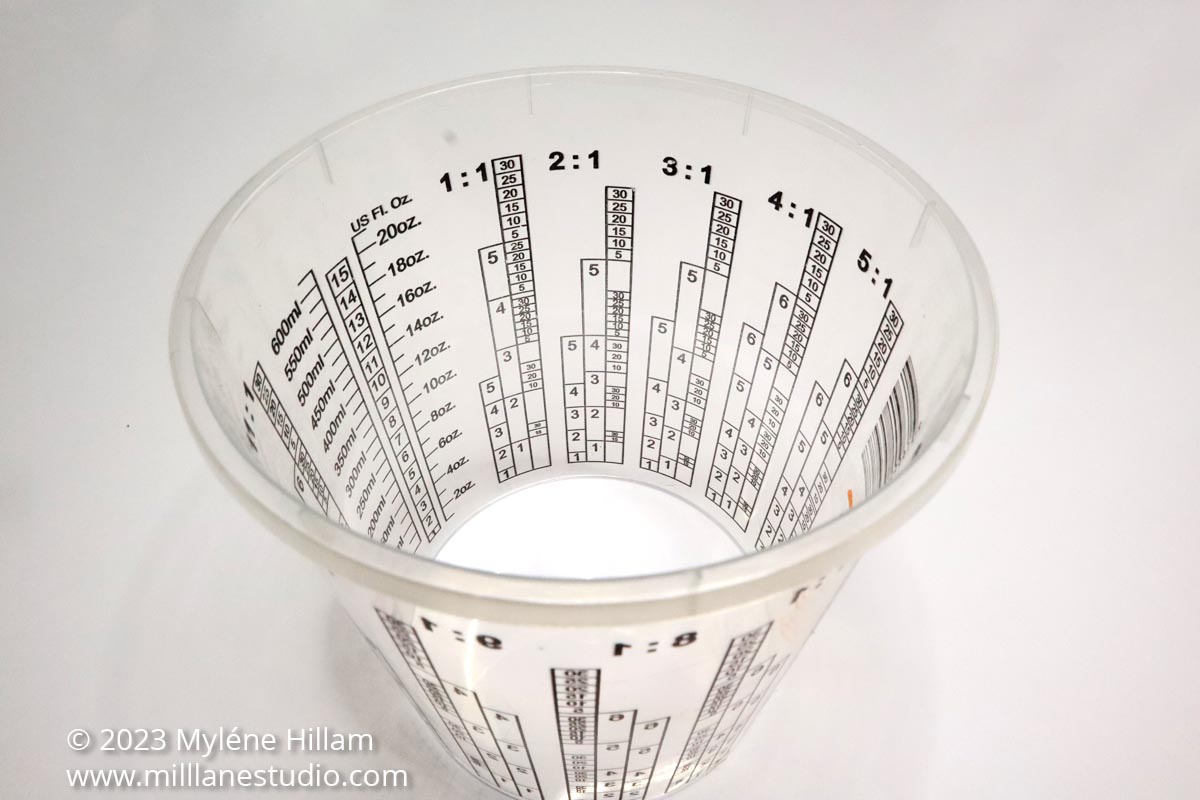 34oz/4 Cups Glass Measuring Cup, Easy to Read with 3 Measurement Scale