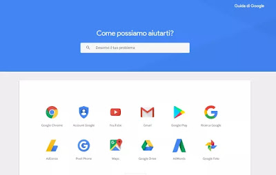 contattare google