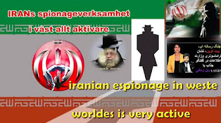 Iranska regimens spionage i väst allt aktivare