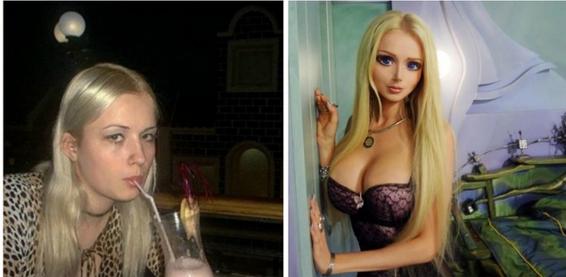 Imagens de valeria lukyanova antes e depois