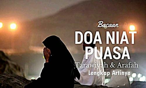 Bacaan Niat Puasa Tarwiyah Dan Arafah Sebelum Idul Adha