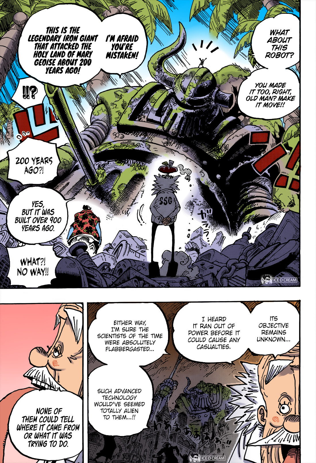 One Piece Chapter 1067 Punk Records Colored Full