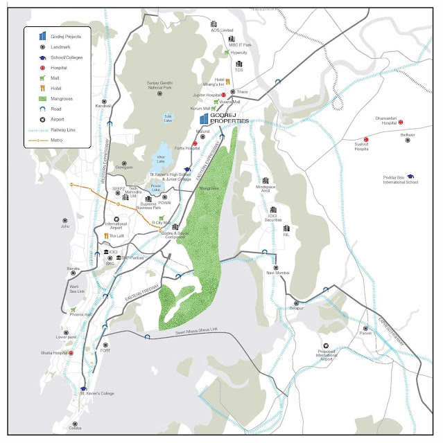 Map of Godrej Alive in Mumbai