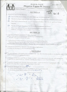 University of Gujrat Bsc Physics (Electronic) Past Paper 