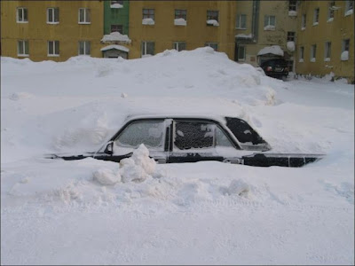 Salji Tebal Yang Melanda Siberia