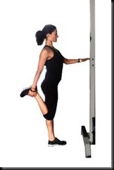 standing quad stretch