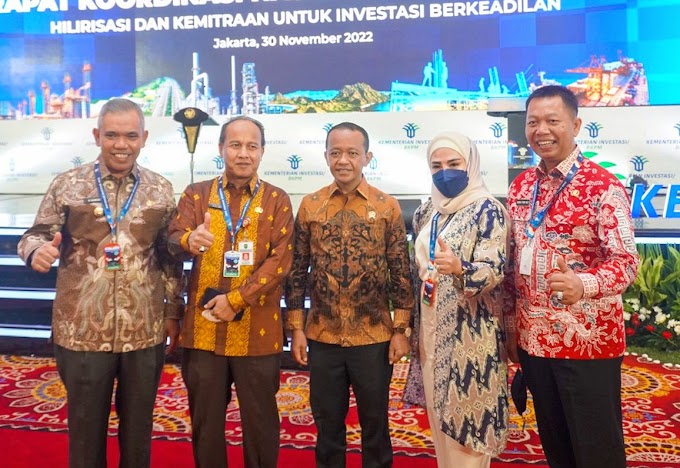 Pj Bupati Kampar Hadiri Langsung Rakornas Investasi Bersama Presiden Joko Widodo