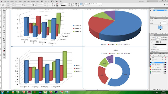 how to make graph in indesign