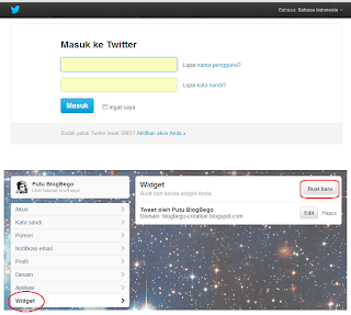 Tampilkan TimeLines Twitter di Blog