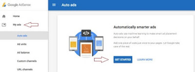 Memasang Iklan Otomatis Adsense