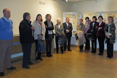 Inauguración de la Exposición filatélica con matasellos dedicado a los Encuentros de Manos Curtidas