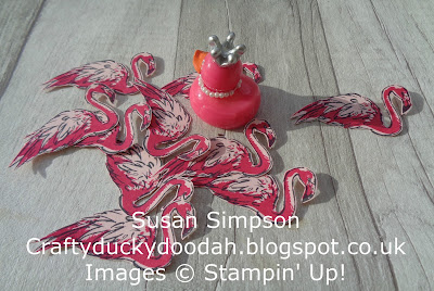 Stampin' Up! UK Independent  Demonstrator Susan Simpson, Craftyduckydoodah!, Fabulous Flamingo, Workshop Treats, Supplies available 24/7 from my online store, 