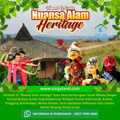 0857-7900-9800 | Jual Tanah Kavling Murah di dalam Area Wisata Bogor Nuansa Alam Heritage