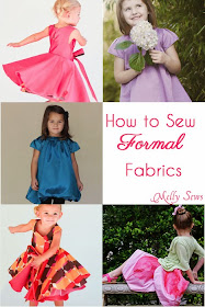 Free sewing tutorial for formal fabric sewing