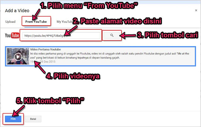 Cara Termudah Menyisipkan Video Youtube Ke Blog