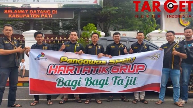 Pengawas SPBU Hartatik GRUP Berbagi Takjil di Bulan Ramadhan 1443 H