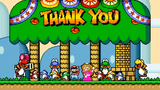 Super Mario World Thank You Nintendo World Championships ending