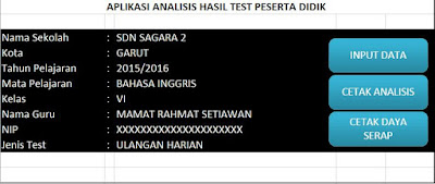 Aplikasi Analisis Ulangan Siswa