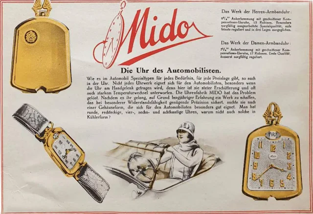 Mido vintage advertising