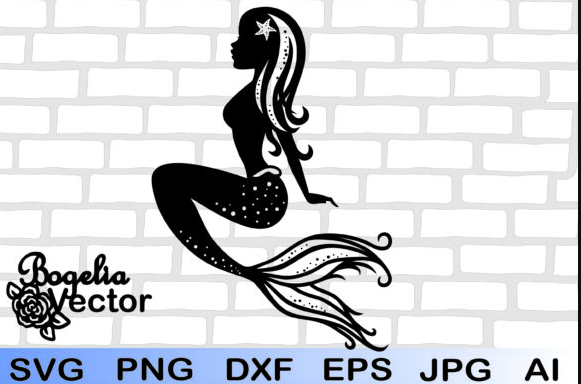 Make a Mermaid Shirt with these SVG Cut Files for Silhouette