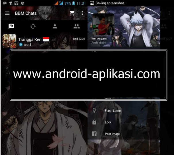 Mod BBM Gintama V2.10.0.35 Apk | 16 Mb - Aplikasi Android