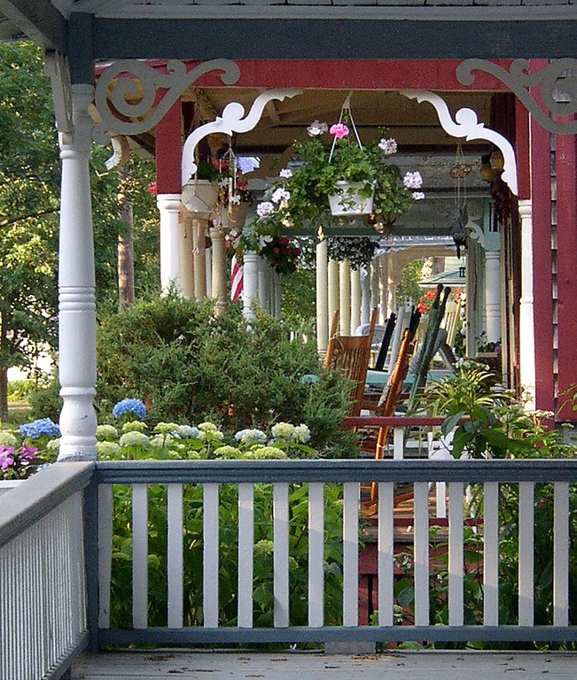 garden decking ideas Oak Bluffs Porches | 651 x 768