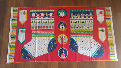 modes4u colaboración partnersip telas navideñas tienda de telas bonitas christmas stocking bunting guirnalda modistilla de pacotilla handmade navidad calcetín santa claus regalos makower fabrics 